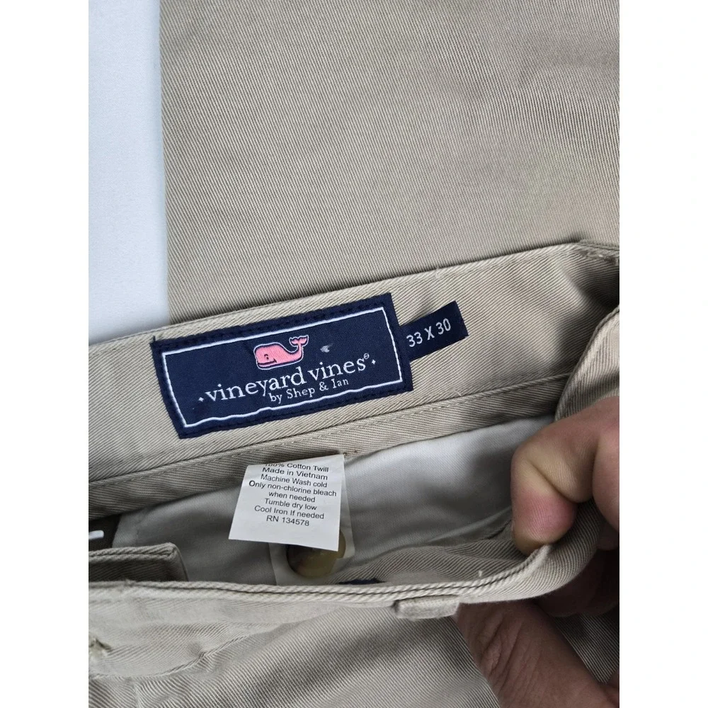 NWT Vineyard Vines Mens The Original Classic Fit Club Pant Khaki Sz 33x30